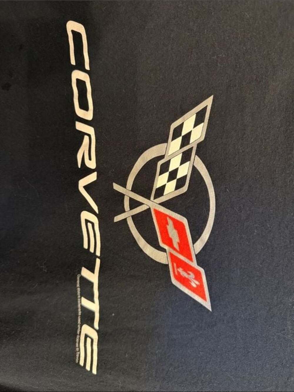 Men's Black Corvette Logo Short Sleeve Tee - Picture 3 of 5